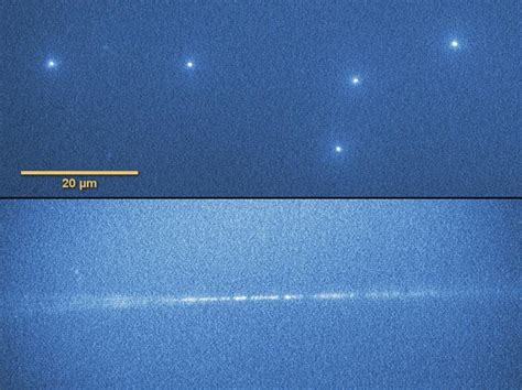 Heavy Ion Tracks In Lithium Fl IMAGE EurekAlert Science News Releases