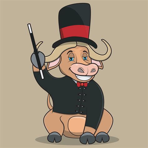 Character Bufallo With Magician Custom 4267835 Vector Art at Vecteezy