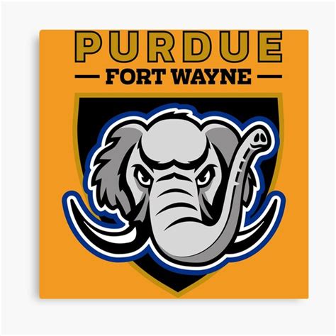 Purdue Fort Wayne Mastodons Canvas Prints | Redbubble