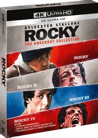 The Rocky I IV 4K Knockout Collection Blu Ray 4K Ultra HD Blu Ray