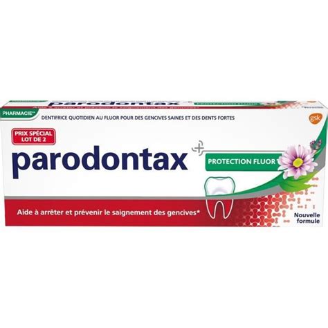 Parodontax Dentifrice Protection Fluor Lot De X Ml Cdiscount Au