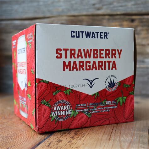 Cutwater Strawberry Margarita 12 FL. OZ. 4PK Cans