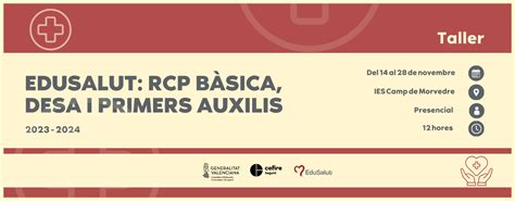 EduSalut RCP bàsica DESA i primers auxilis als centres educatius