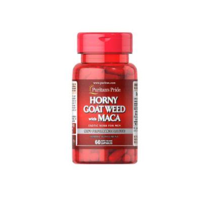 Puritan S Pride Horny Goat Weed With Maca Mg Mg Cap