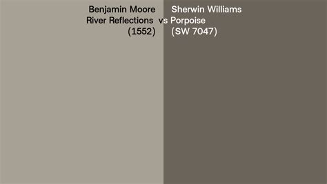 Benjamin Moore River Reflections 1552 Vs Sherwin Williams Porpoise