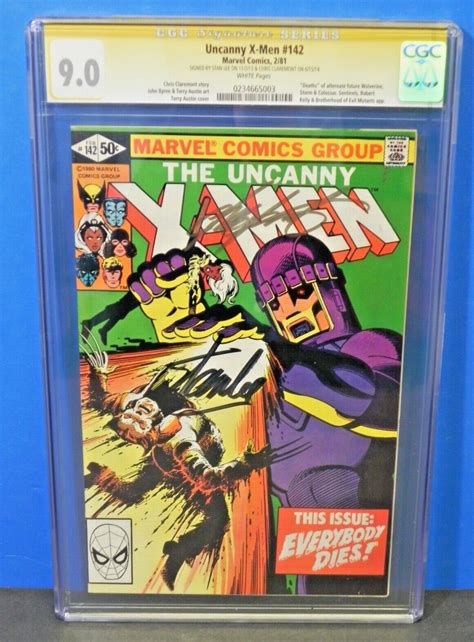 Marvel Xmen Cgc Signature Series Stan Lee Chris Claremont