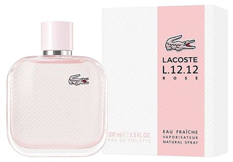 L 12 12 Eau De Toilette Rose Eau Fraiche For Her Lacoste Fragrances