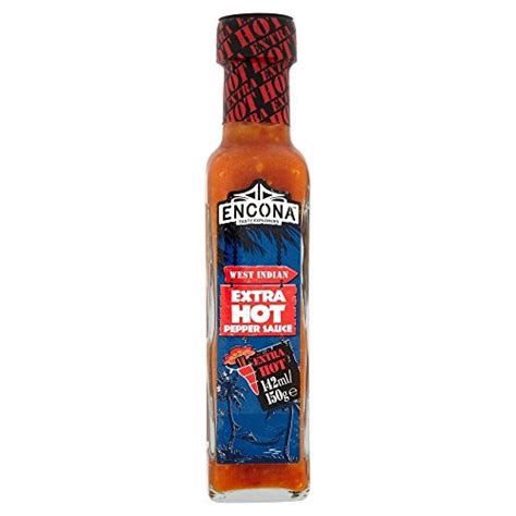 Encona West Indian Extra Hot Pepper Sauce - 142m | Scoville Scale