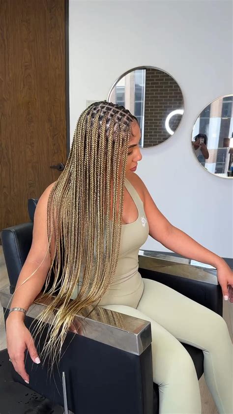 Long Small Medium Knotless Braids Blonde Knotless Braids Braidedbyalean Artofit