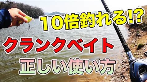 【バス釣り】クランクベイトの使い方・動かし方アクションの基本や巻き方を知って出しどころでテクニックをマスターしよう【春・早春のクランク