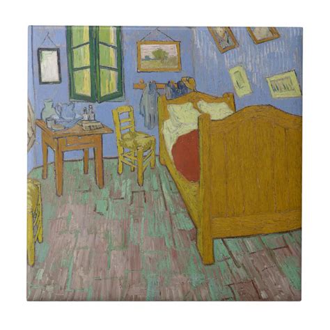 Vincent Van Gogh Bedroom Painting Ceramic Tile | Zazzle