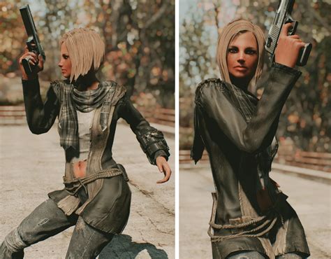 Femshepping S Wasteland Drifter Outfits For Cbbe And Vanilla Females