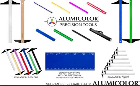 Alumicolor 36 Inch Professional Aluminum T Square For Art Framing