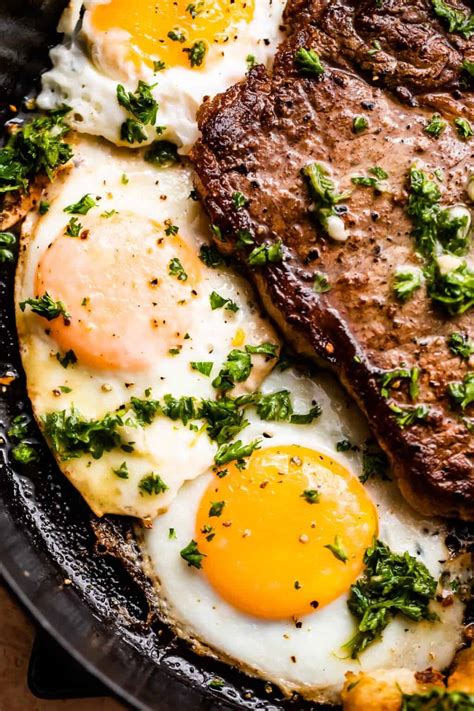 Steak and Eggs Recipe | Diethood