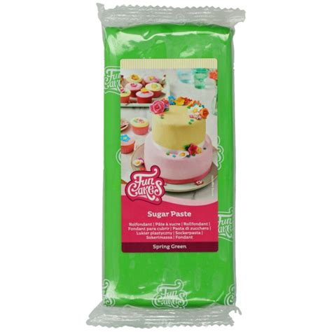 PASTA DI ZUCCHERO VERDE 1KG FUNCAKES