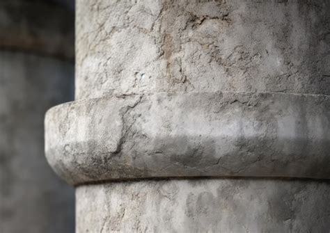 Premium AI Image | Closeup of a concrete pillar texture