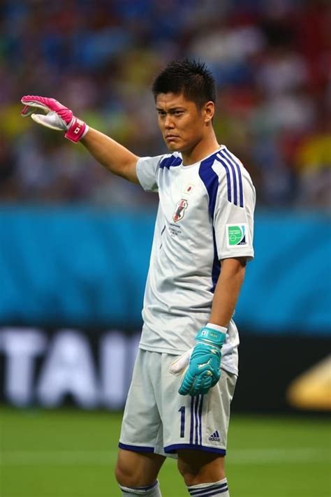 Eiji Kawashima Of Japan Looks On During The 2014 Fifa World Cup Brazil