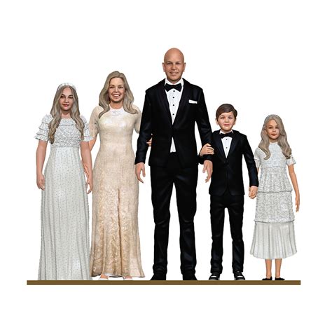 Unveiling the Beauty of Family Sculptures – My3dSelfie