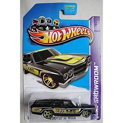 Hot Wheels Showroom Black Chevelle Ss Wagon Ubuy India