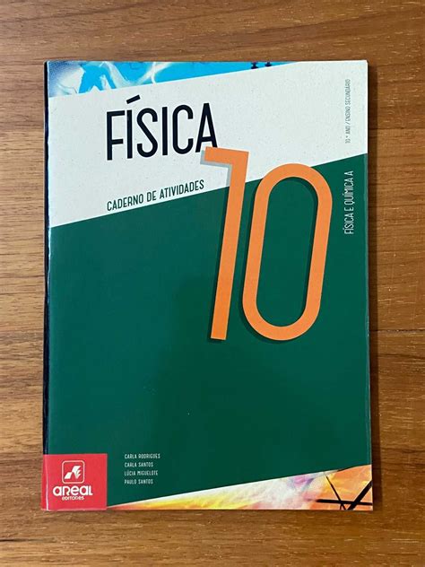 Cadernos De Atividades Física E Química 10º 11º Anos Aves • Olx Portugal