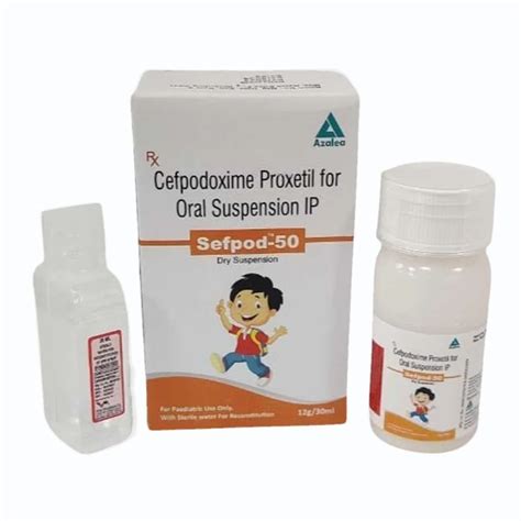 Sefpod 50 Cefpodoxime Proxetil Oral Suspension 50 Mg At Rs 89 Bottle