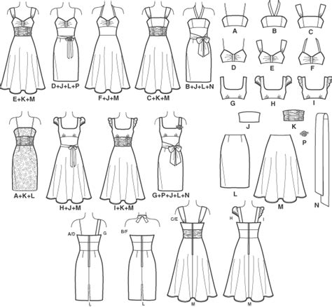 New Look 6699 Misses Dress sewing pattern