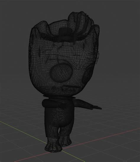 Angry baby groot from guardians of the galaxy 3D model 3D printable ...