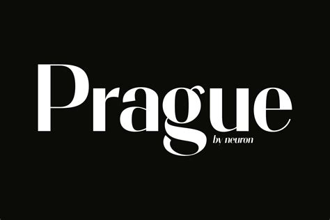 Prague Display Font By Nurrontype Thehungryjpeg