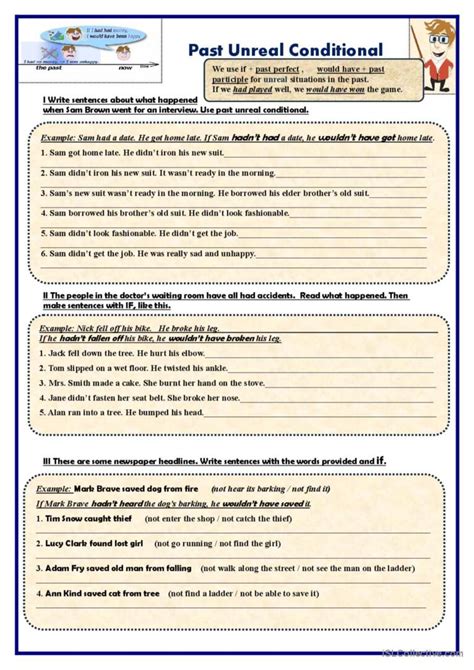 Third Conditional Exercises Genera English Esl Worksheets Pdf And Doc