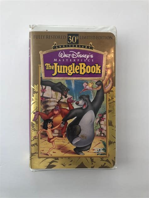 The Jungle Book VHS 1997 30th Anniversary Fully Restored | Etsy