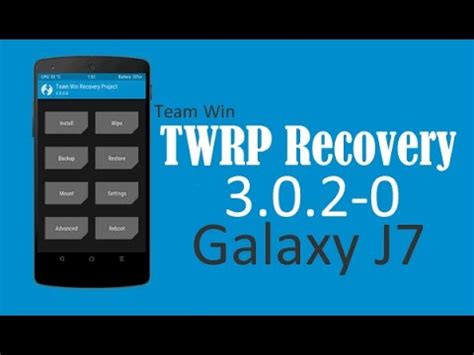 Como Instalar Twrp No Samsung Galaxy J Prime Sm G M Youtube