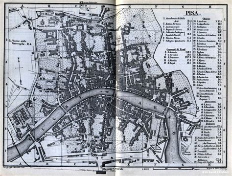 Historical Maps and Timetables of Pisa (3 of 12)