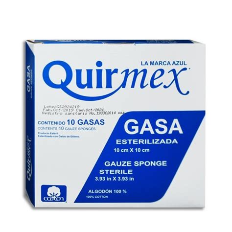 Gasa Esterilizada X Cm Quirmex Ifarma