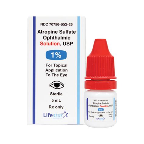 Lifestar Atropine Sulfate Ophthalmic Solution 1 5ml