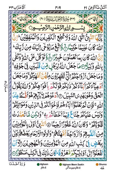 Surah Al Ahzab Full