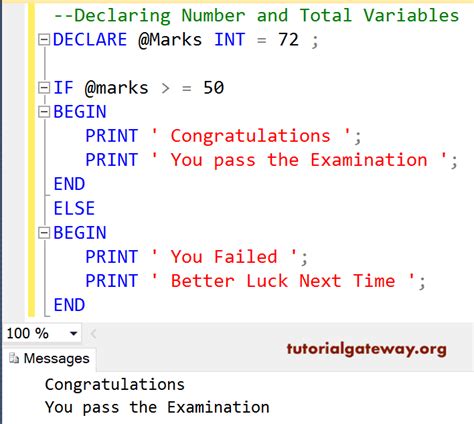 Sql If Else Statement How To Use Sql Server If Statement