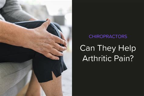 Can A Chiropractor Help With Arthritis Synergy Chiropractic