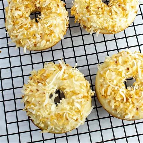 Baked Toasted Coconut Donuts Must Love Home