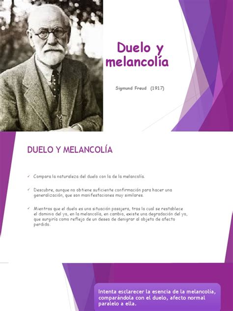 Duelo Y Melancolía Sigmund Freud 1917 Pdf Dolor Amor