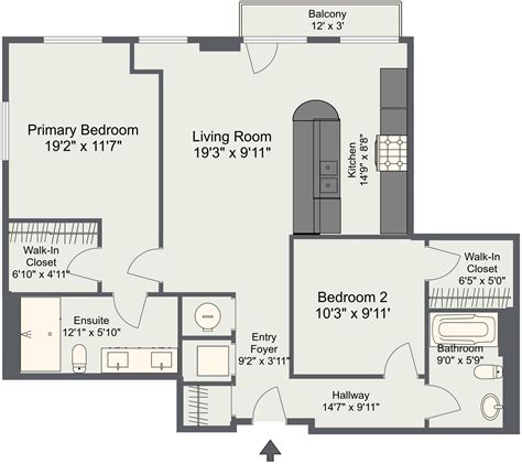 Floor Plan | 1040 W. Adams Street #611