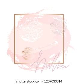 Golden Pink Nude Art Frames Modern Stock Vector Royalty Free 1209033805