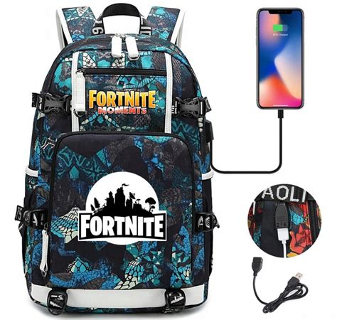 PLECAK TORNISTER FORTNITE DUŻY A4 WODOODPORNY USB 15322907815 Allegro pl