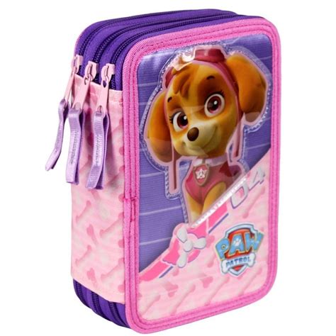 Astuccio Triplo Paw Patrol Skye Diari E Astucci