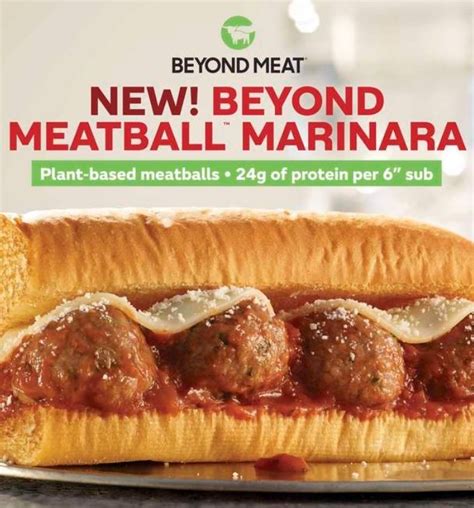 Subway Tests New Beyond Meatball Marinara Sub Sandwich - The Fast Food Post