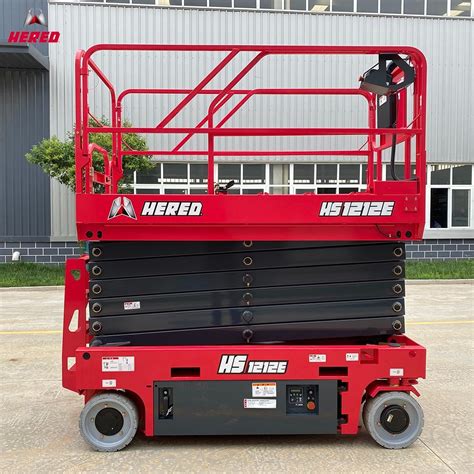 Hered Electric Hydraulic Mobile Scissor Lift Platform Table Lifting