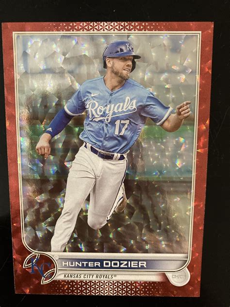 Topps Update Series Red Foil Us Hunter Dozier For Sale