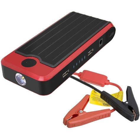 Portable 12000 Mah Dual 5v Usb Power Bank Car Jump Starter Cp X6