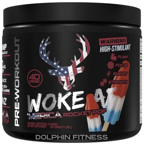 Bucked Up Woke Af Pre Workout 260g Blood Raz