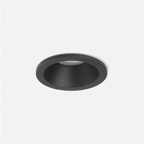 Minima Round Fixed IP65 Matt Black Architonic