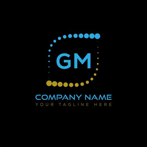 GM letter logo creative design. GM unique design. 20367765 Vector Art ...